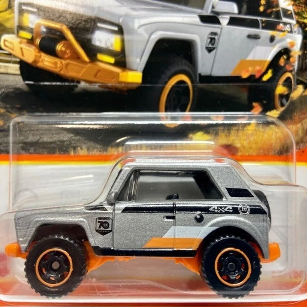 Matchbox MBX Field Car 70 Years Special Edition Silver 1:64‎ Die-cast NIP 2024
